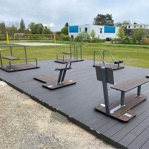 Das Sportdeck an der Fachklinik Weser-Ems. Foto: Fachklinik