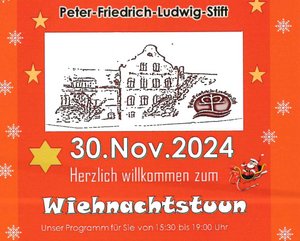 Einladung zum Weihnachtsmarkt.