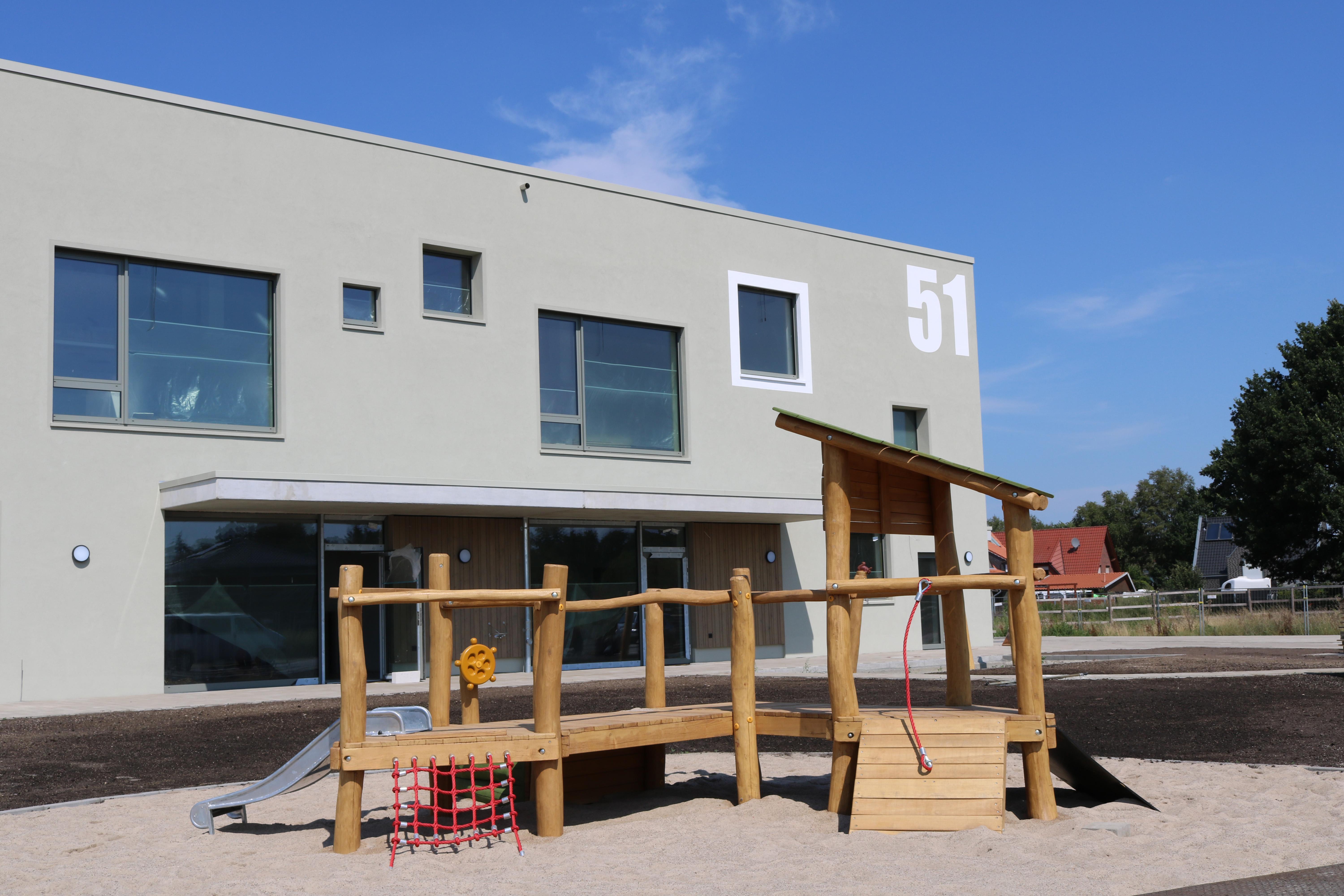 Kita Hannah Arendt Ansicht Mit Spielplatz