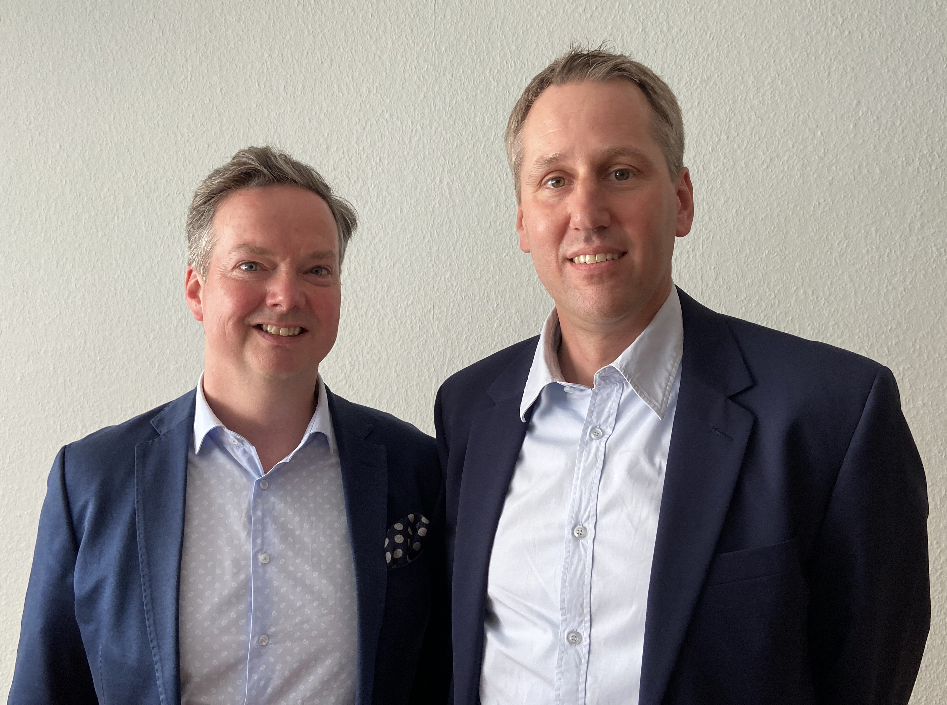 Pfarrer Friedrich Ley (von links) und Mario Behrends werden zum Jahreswechsel theologischer und kaufmännischer Vorstand der Diakonie im Oldenburger Land. Foto: Kerstin Kempermann