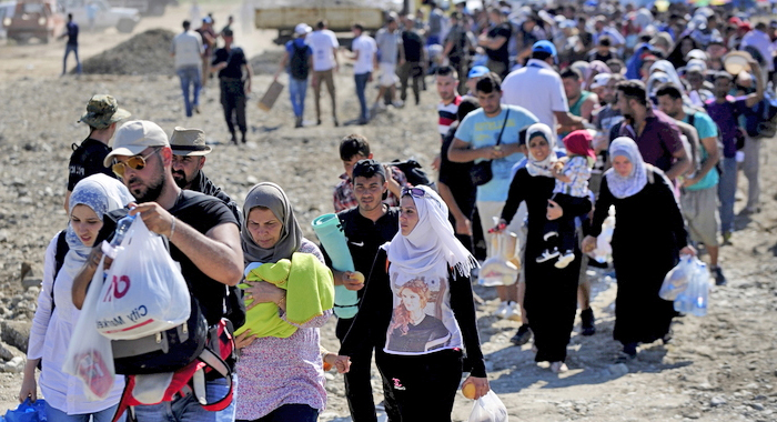 Katastrophenhilfe Menschen Auf Der Flucht