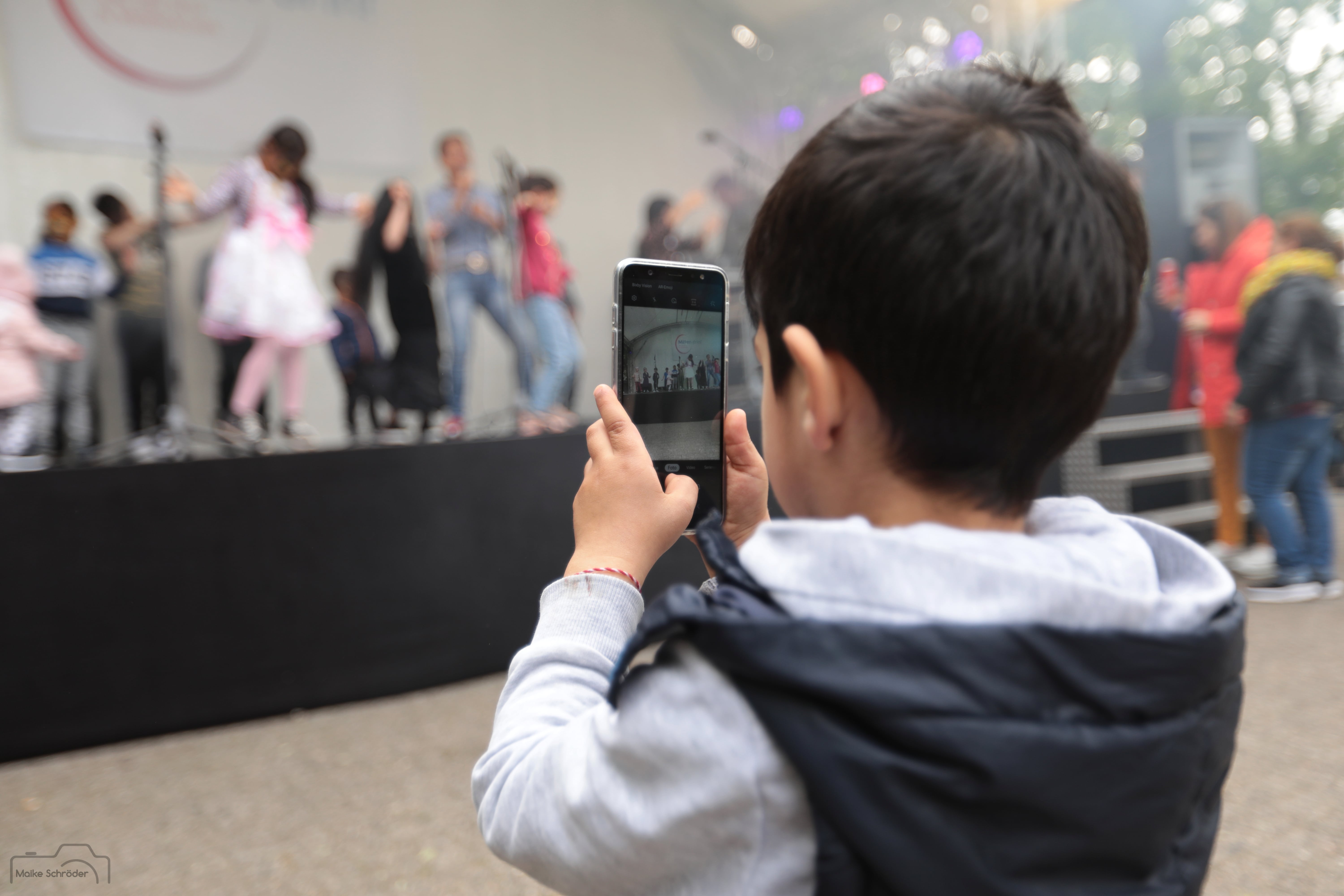 Beim Wolleparkfest wird den Besuchern zum Abschluss der Ferien viel geboten. (Das Bild entstand beim Wolleparkfest 2019). Foto: Maike Schröder/ Diakonisches Werk Delmenhorst/Oldenburg-Land e.V.